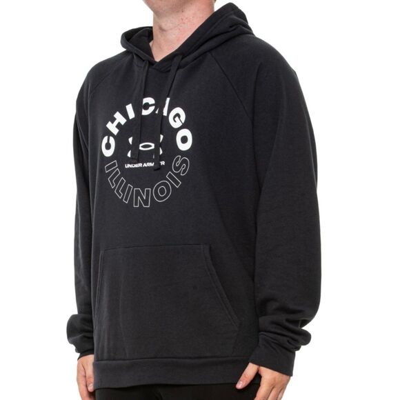 Under Armour Other - Under Armour NWT Sz XXL Black Chicago Hoodie